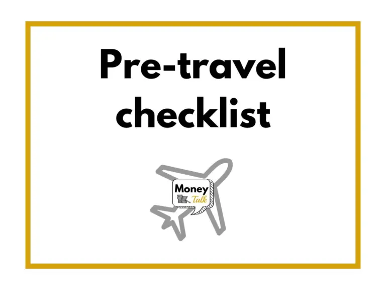 Your foolproof pre-travel checklist