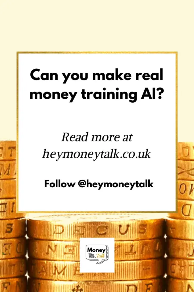 Can you make real money training AI